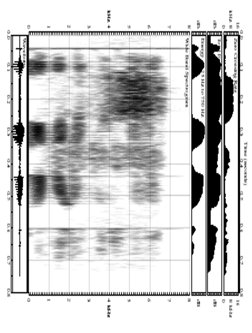 Read the word generated by the spectrogram below? | Chegg.com