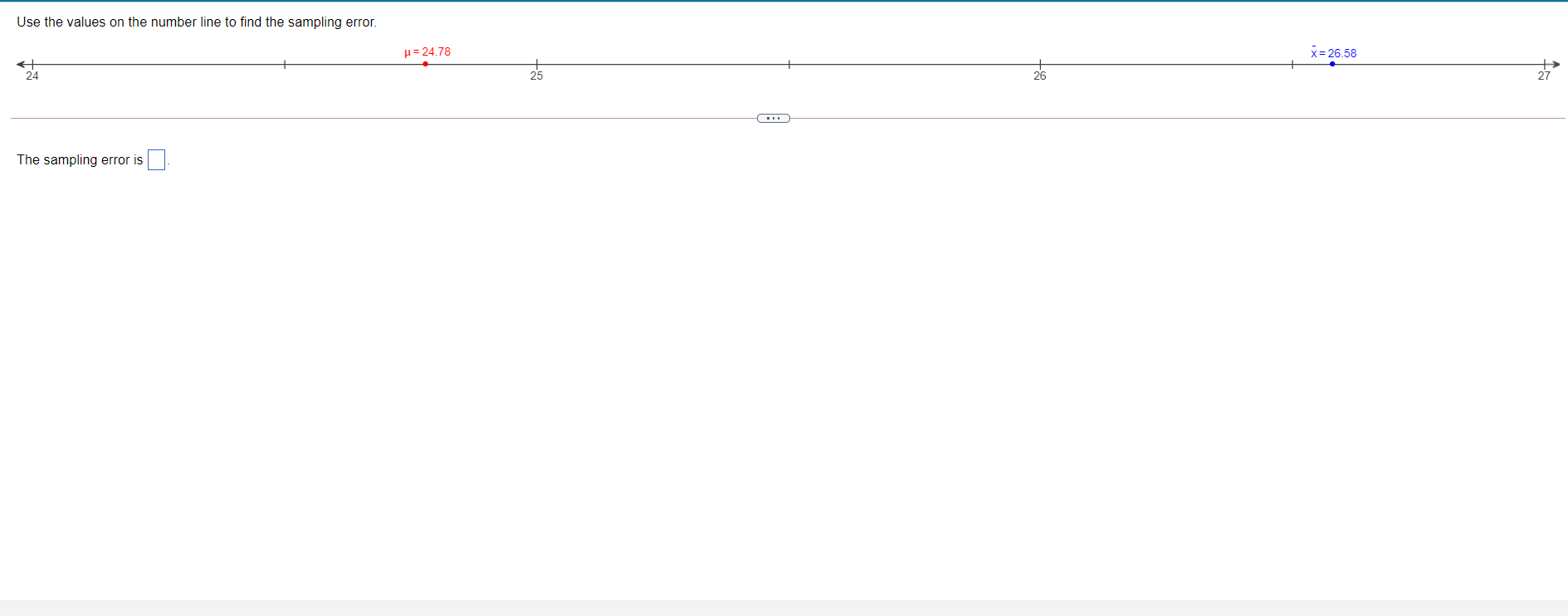 Solved Use the values on the number line to find the | Chegg.com