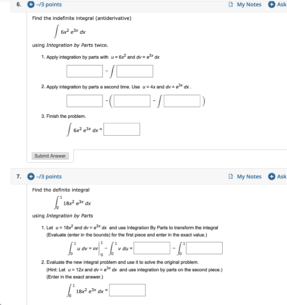 Antiderivative of cos picture