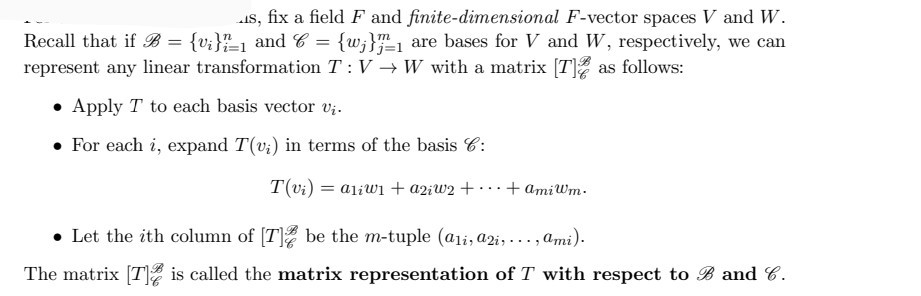 Solved s, fix a field F and finite-dimensional F-vector | Chegg.com