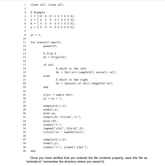 Solved 1 Introduction This assignment gives Matlab examples | Chegg.com