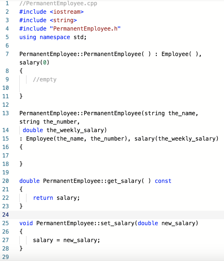 C++ finish the class, I have already done most of the | Chegg.com