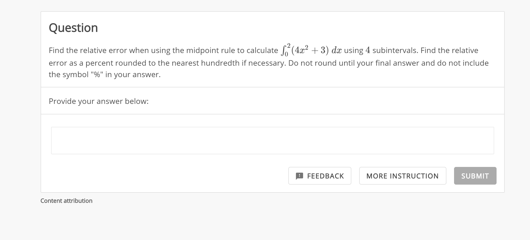 solved-find-the-relative-error-when-using-the-midpoint-rule-chegg