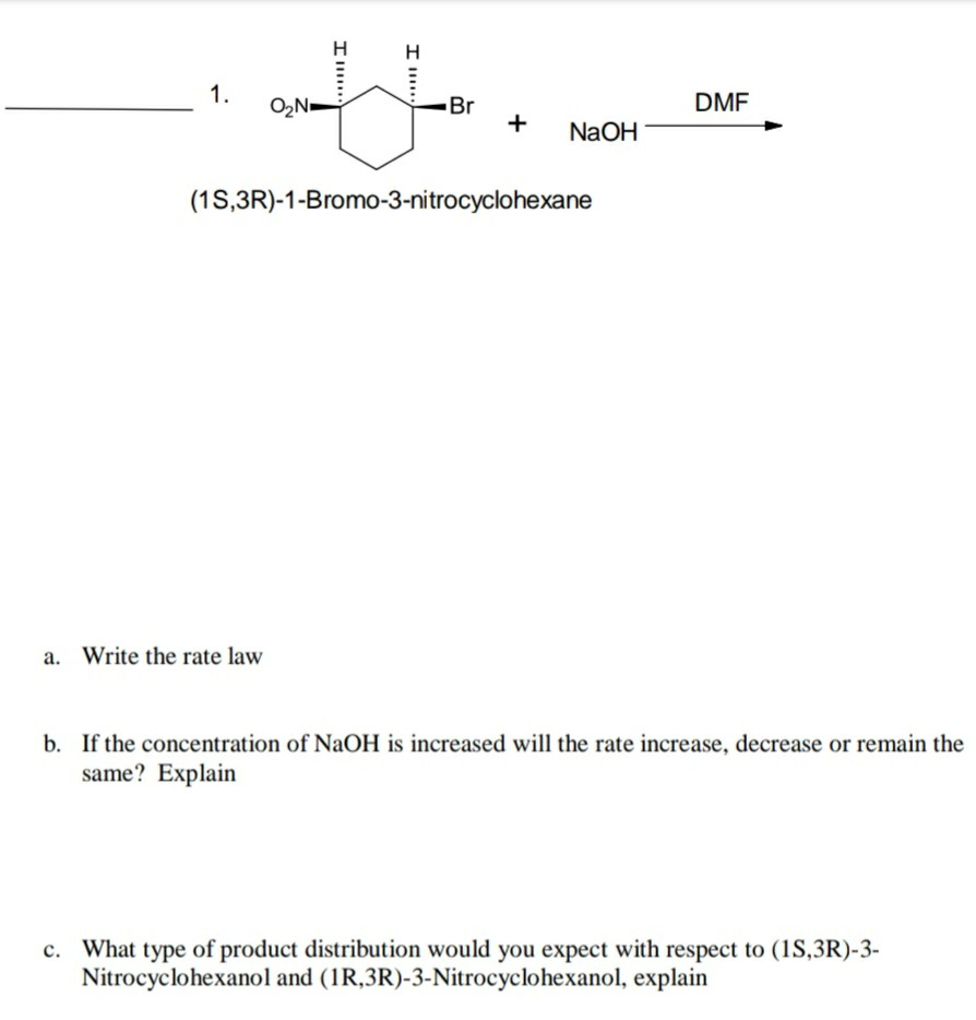 Solved Determine If The Reaction Is SN1, SN2, E1 Or E2. | Chegg.com