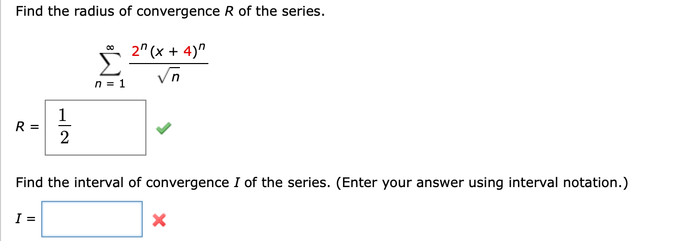 Solved Find the radius of convergence R of the series. 2