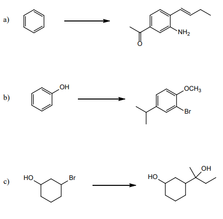 Solved Provide all the suitable reagents required to convert | Chegg.com