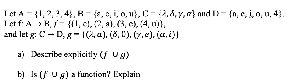 Solved Let A 1 2 3 4 B A E I O U C 2 Chegg Com