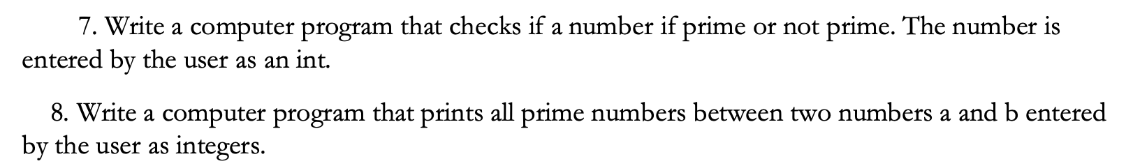 Solved 7. Write a computer program that checks if a number | Chegg.com