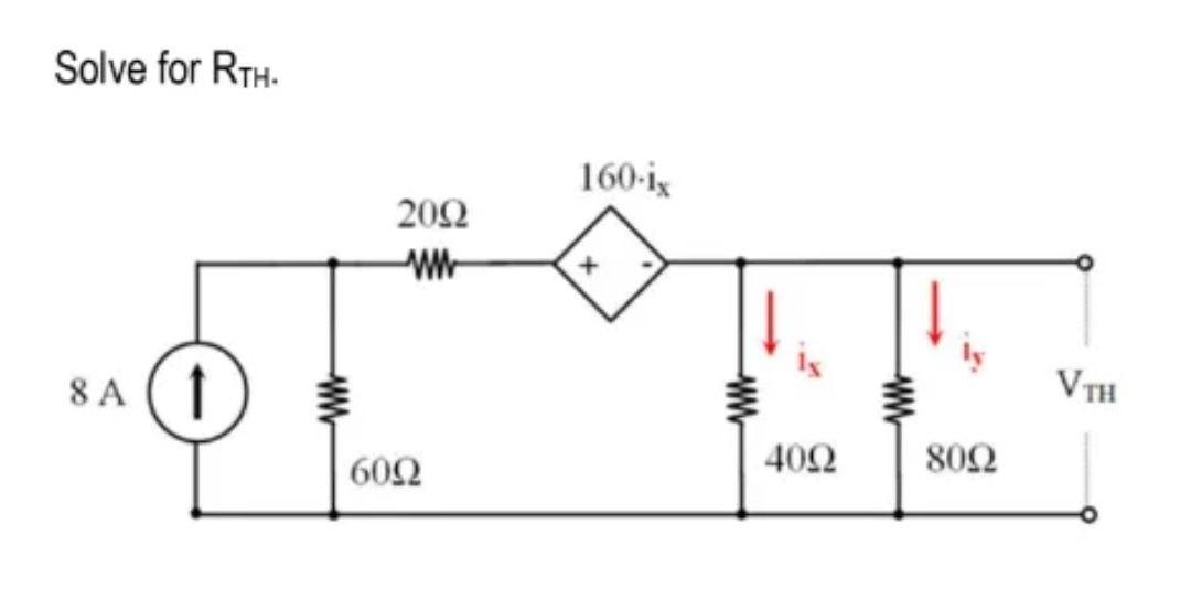 Solved Solve for RTH. | Chegg.com
