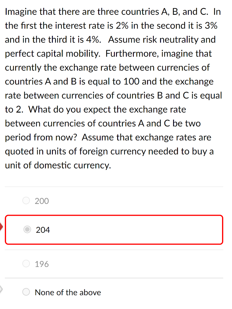 Solved Imagine That There Are Three Countries A, B, And C. | Chegg.com