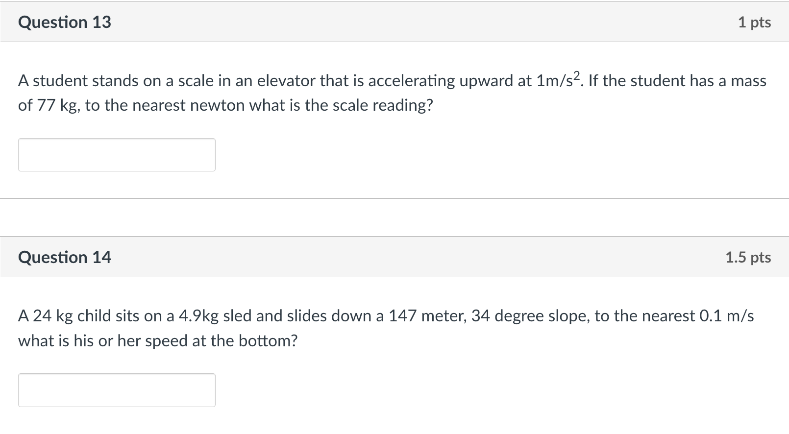 Solved A student stands on a scale in an elevator that is | Chegg.com