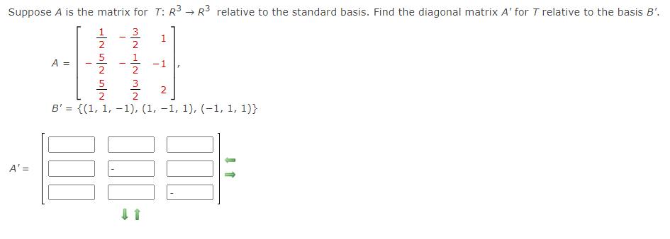 Solved Suppose A is the matrix for T: R3 R3 relative to the | Chegg.com