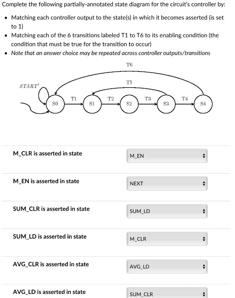 Consider the following RTL circuit for computing a