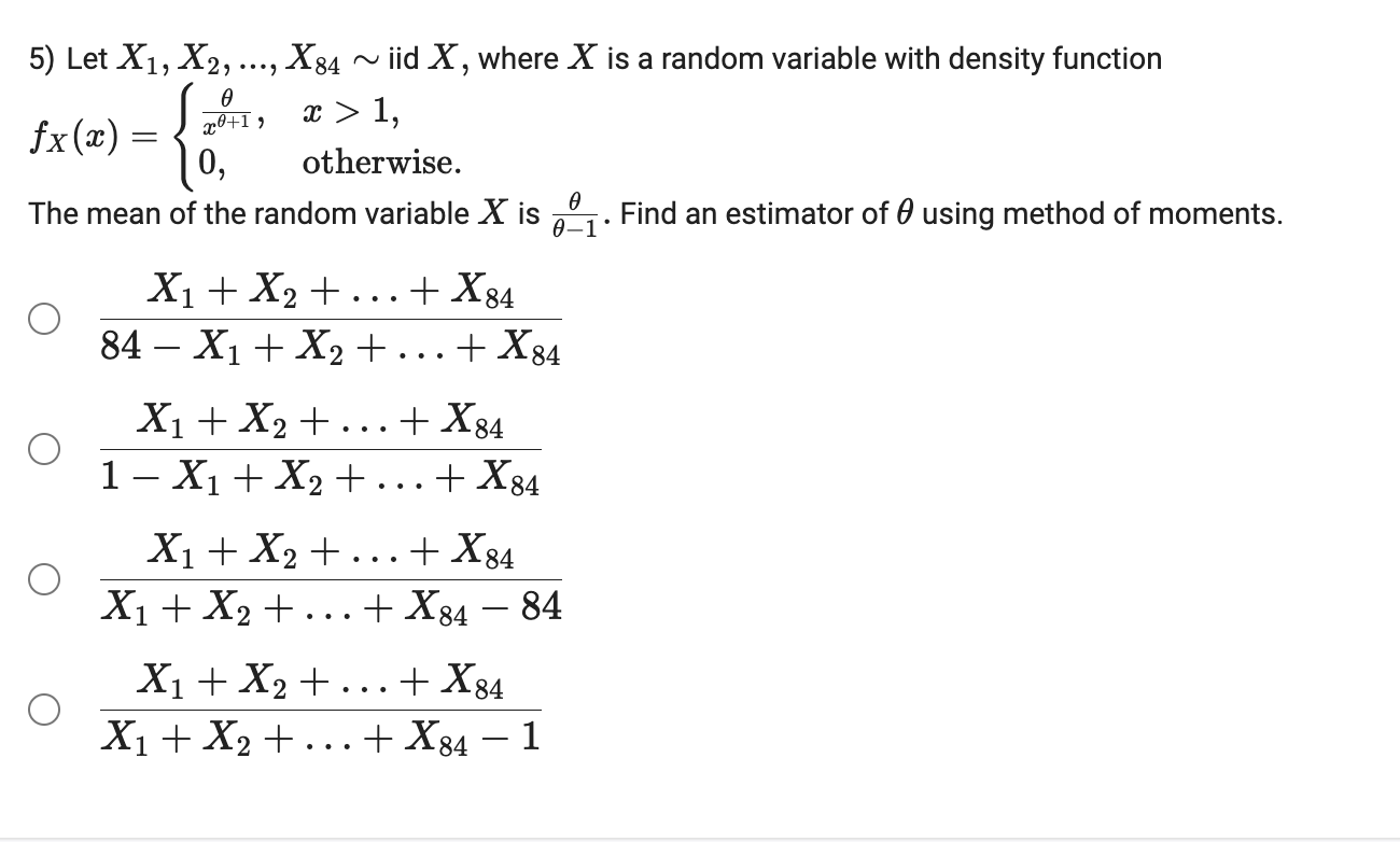 Let X1 x2 dots x84 iid X where X is A Random Chegg let-x1-x2-dots-x84-iid-x-where-x-is-a-random-chegg
