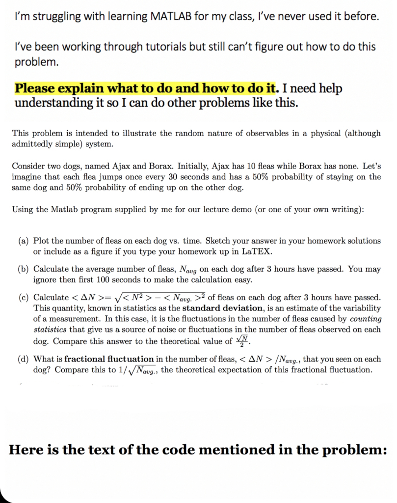 Simulation Of Flux Using Coin Flips Initial Cond Chegg Com