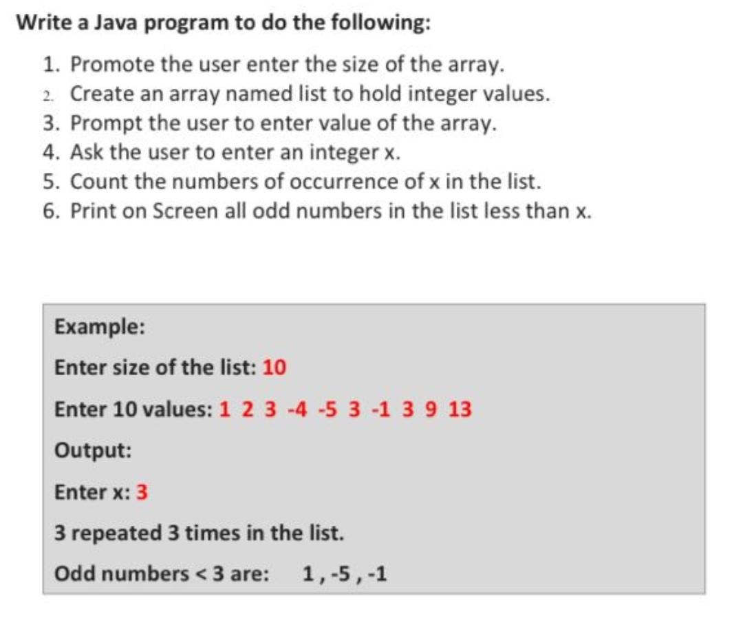 Solved Write a Java program to do the following: 1. Promote | Chegg.com