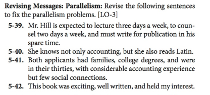 (Solved) : Revising Messages Parallelism Revise Following Sentences Fix ...