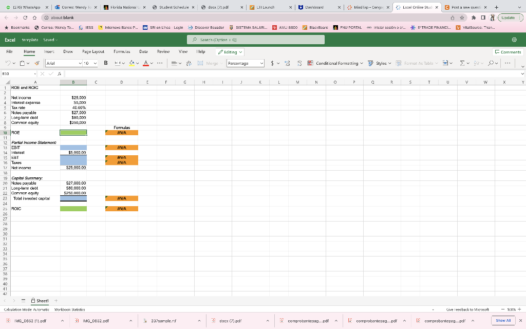 Solved Baker Industries’ net is 25000, its interest