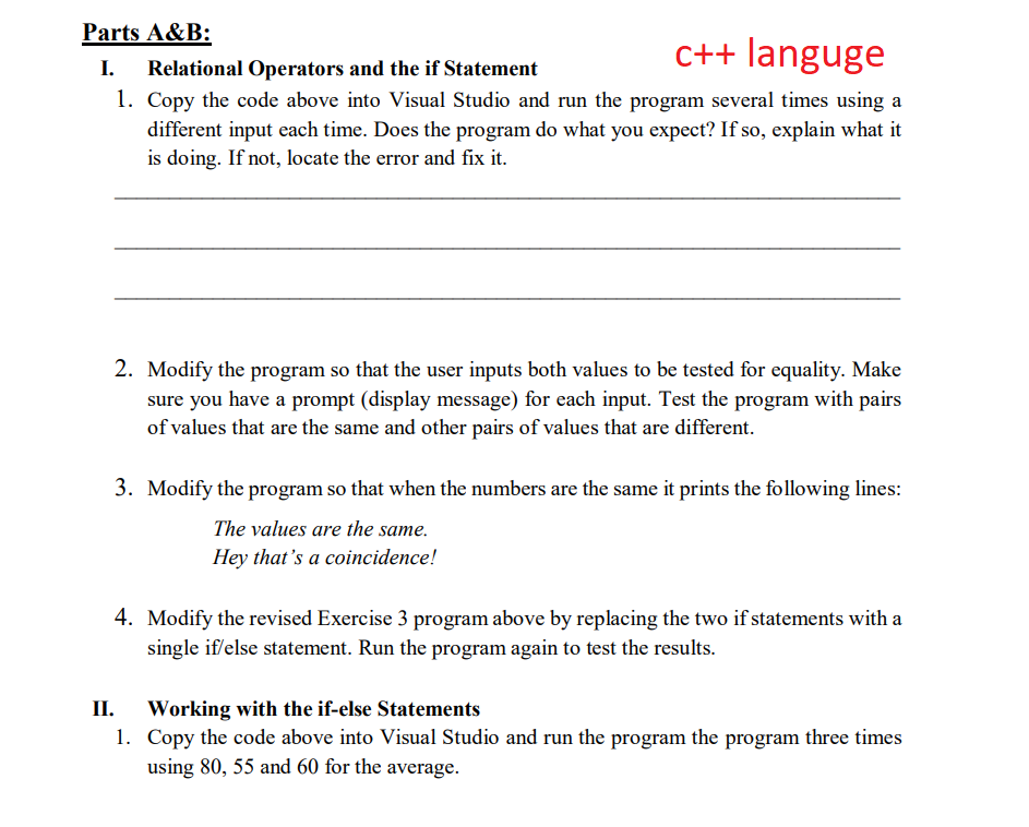 Solved #include using namespace std; int | Chegg.com