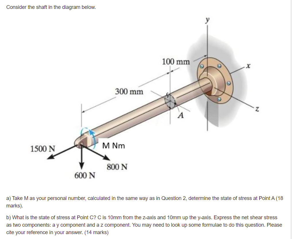 Solved Could you help me with questions a and b M = 3363 Nm | Chegg.com