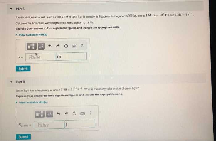 solved part a a radio stations channel such as 1007 fm