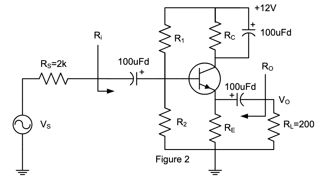 A) Use the transistor to design the common base | Chegg.com