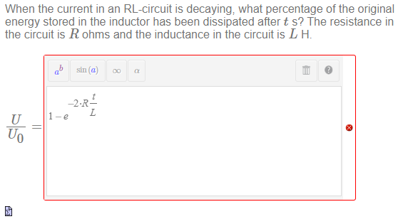 Solved When the current in an RL-circuit is decaying, what | Chegg.com