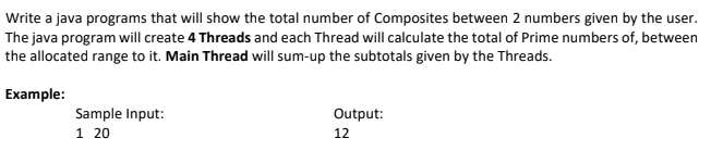 Solved Write a java programs that will show the total number | Chegg.com