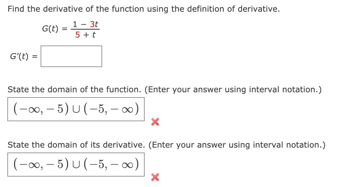 Solved Find the derivative of the function using the | Chegg.com