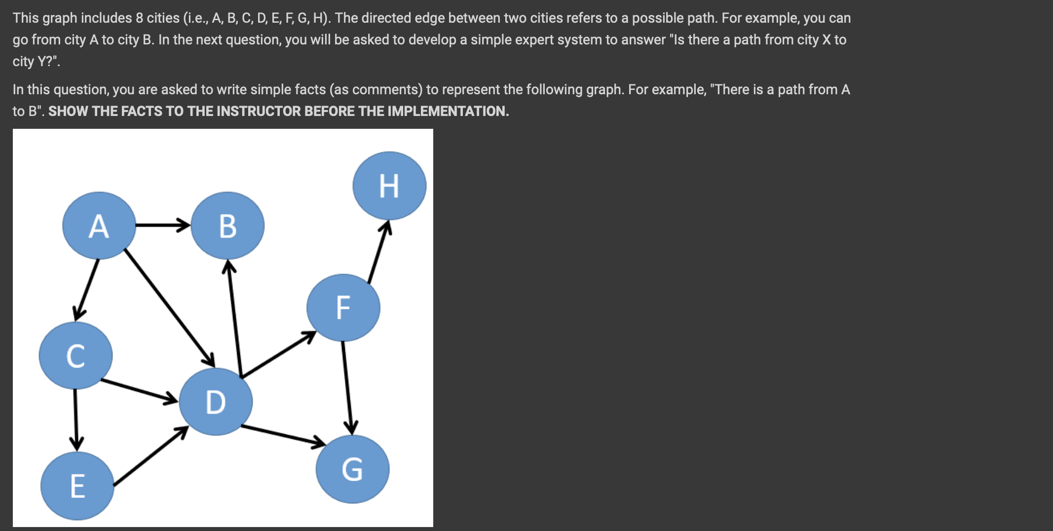 Solved Problem Description: Implement A Knowledge Base | Chegg.com