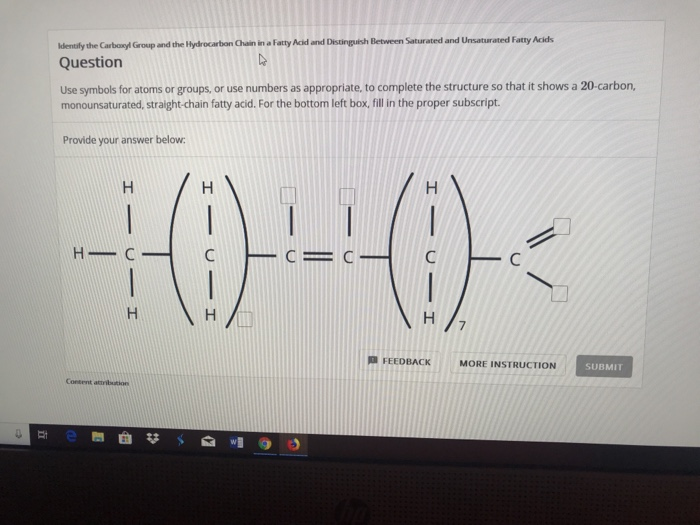 Solved dently the Carboxyl Group and the Hydrocarbon Chain