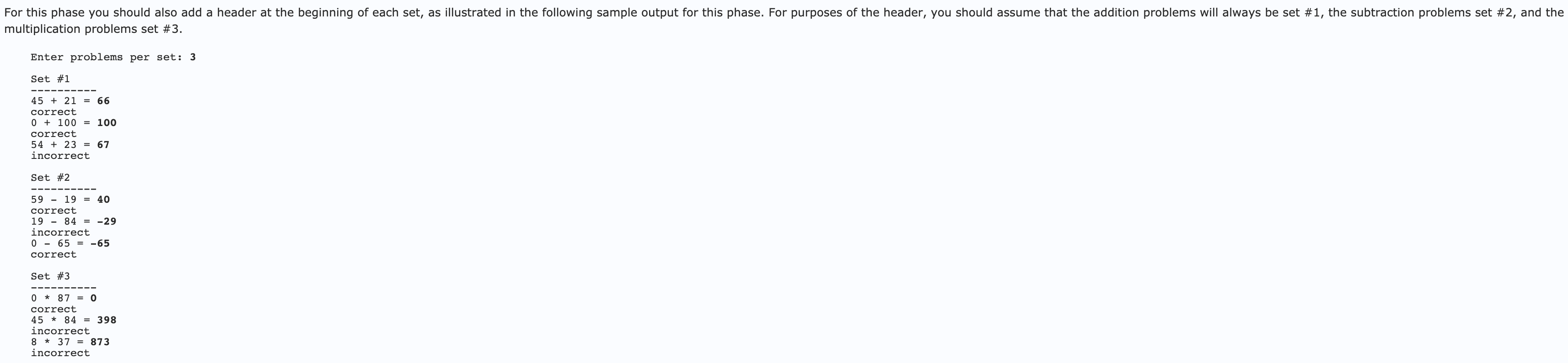 Solved Assignment 7.1 [85 points] This program will ask the | Chegg.com