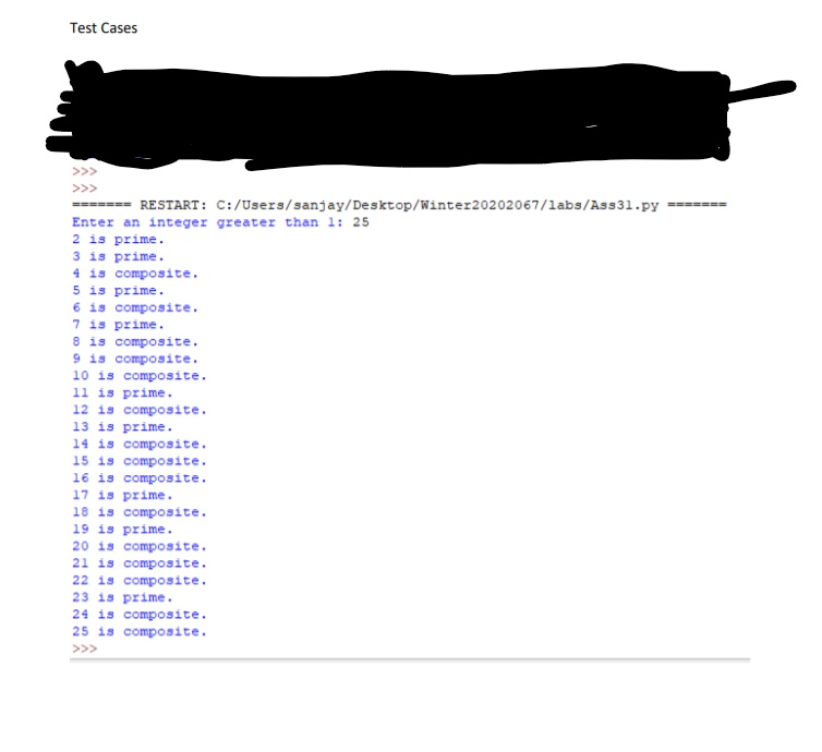 Solved Prime Number Generation Write a program using the | Chegg.com