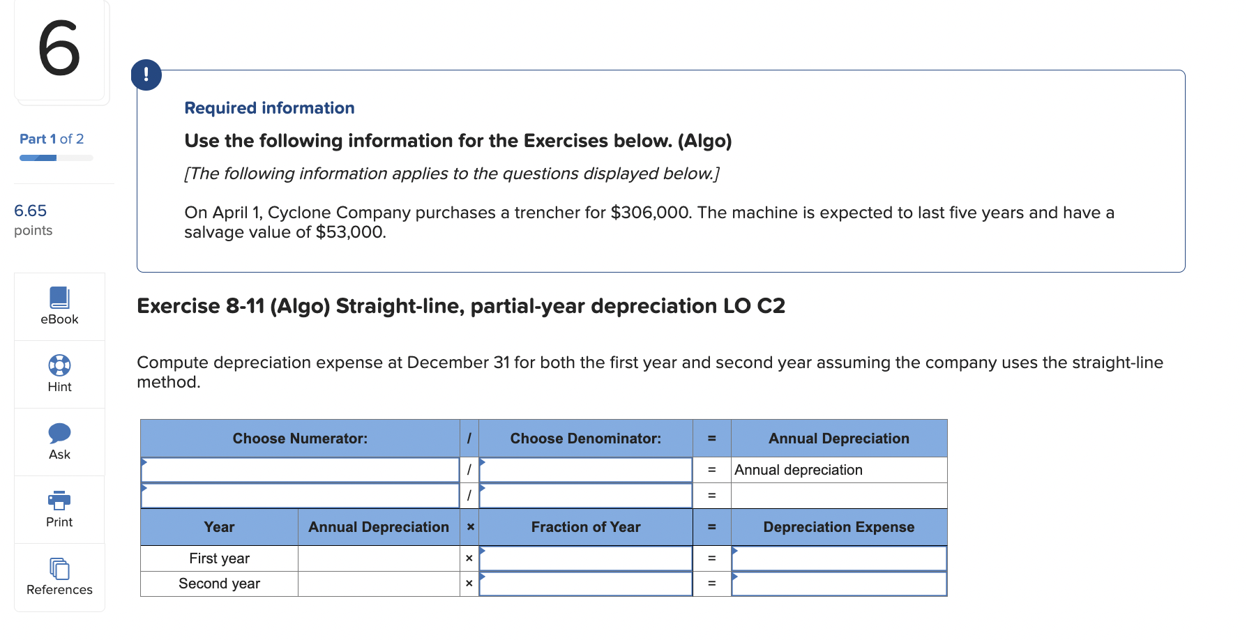 Solved Required information Use the following information | Chegg.com