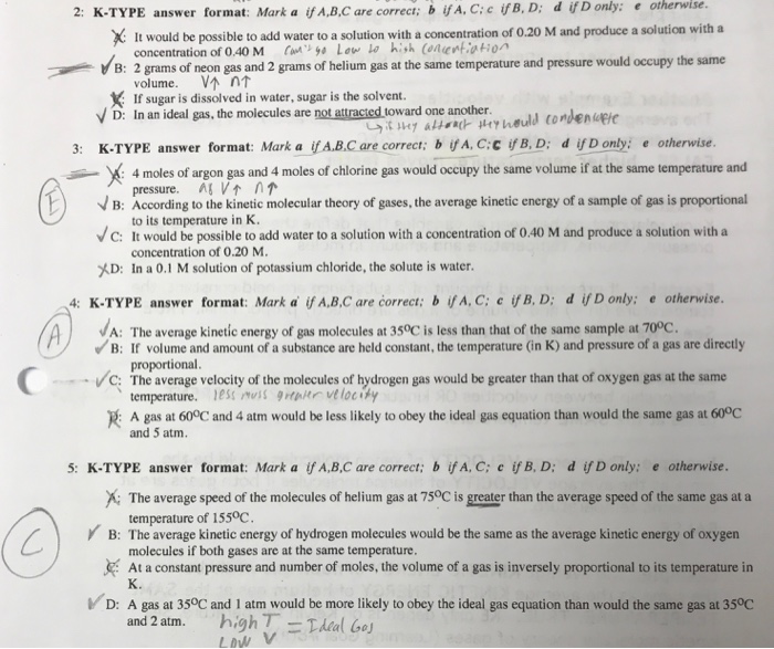 Solved 2 KTYPE answer format Mark a A,B.C are correct; b