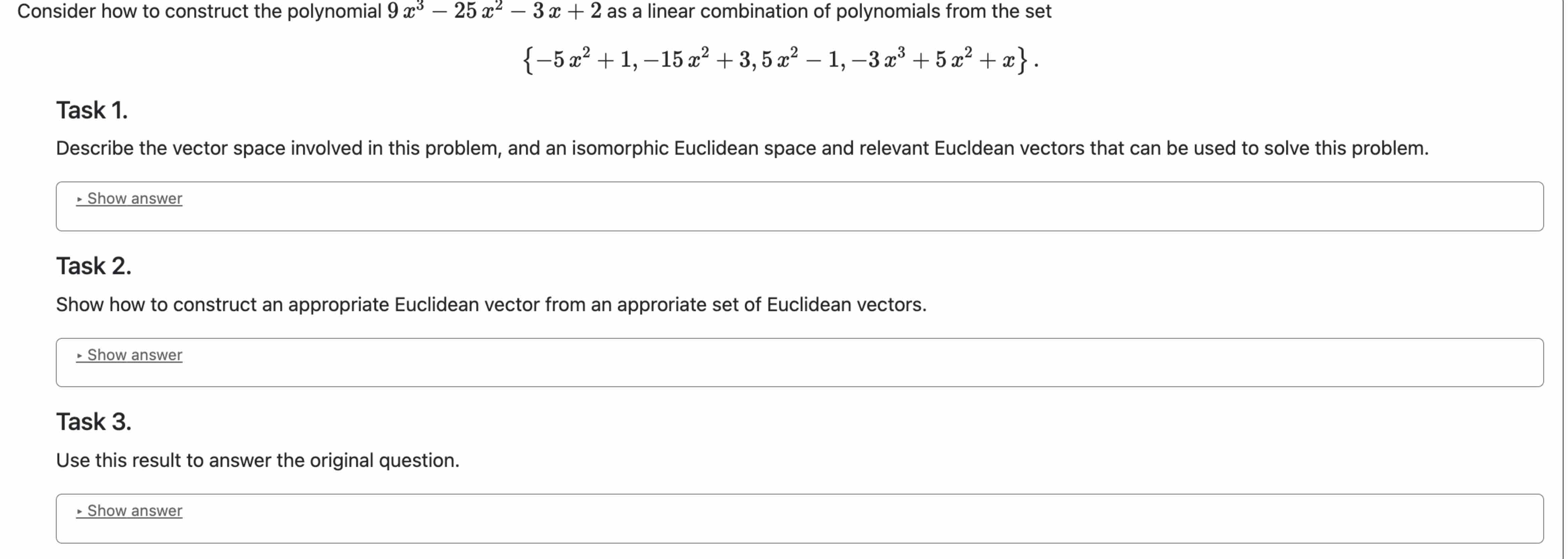 Solved I need the work leading to the correct answer. Please | Chegg.com