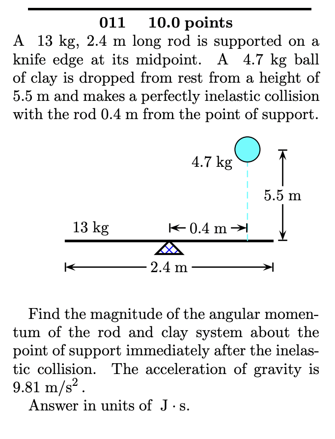 Solved I got the answer by using the equation L = | Chegg.com