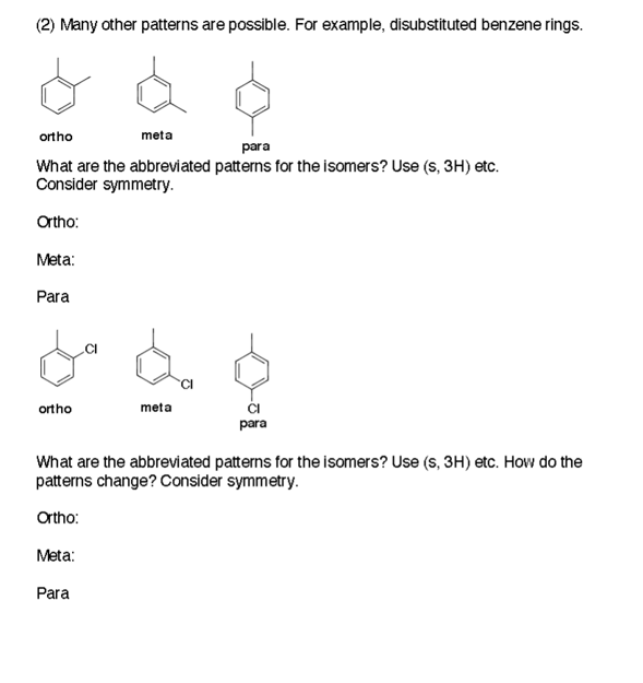 Solved (2) Many other patterns are possible. For example, | Chegg.com