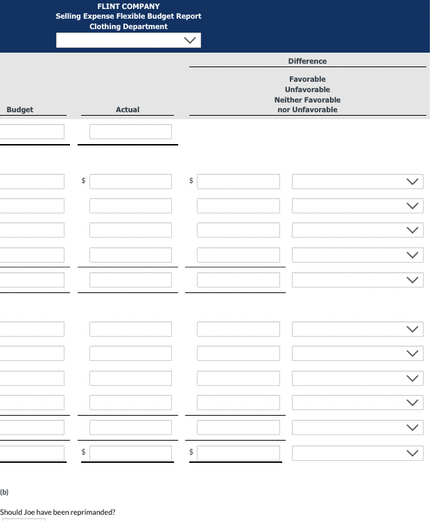 Solved As sales manager, Joe Batista was given the following