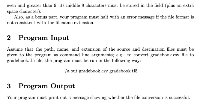 In this assignment, you are asked to write a program | Chegg.com