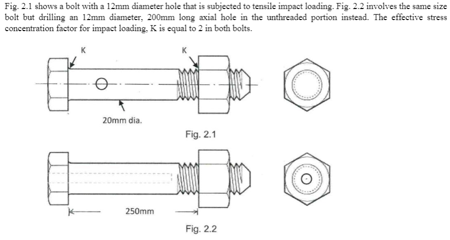 Solved a) In Fig. 2.1, by what factor does the hole change | Chegg.com