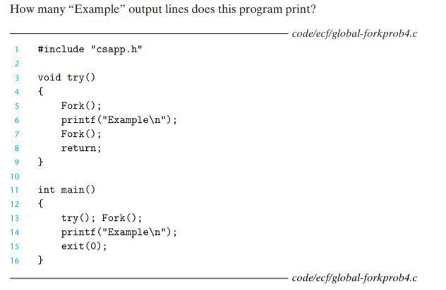 Solved How many "Example” output lines does this program | Chegg.com