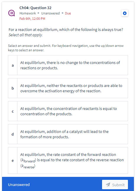 Solved Ch04: Question 32 Homework - Unanswered - Due Feb | Chegg.com