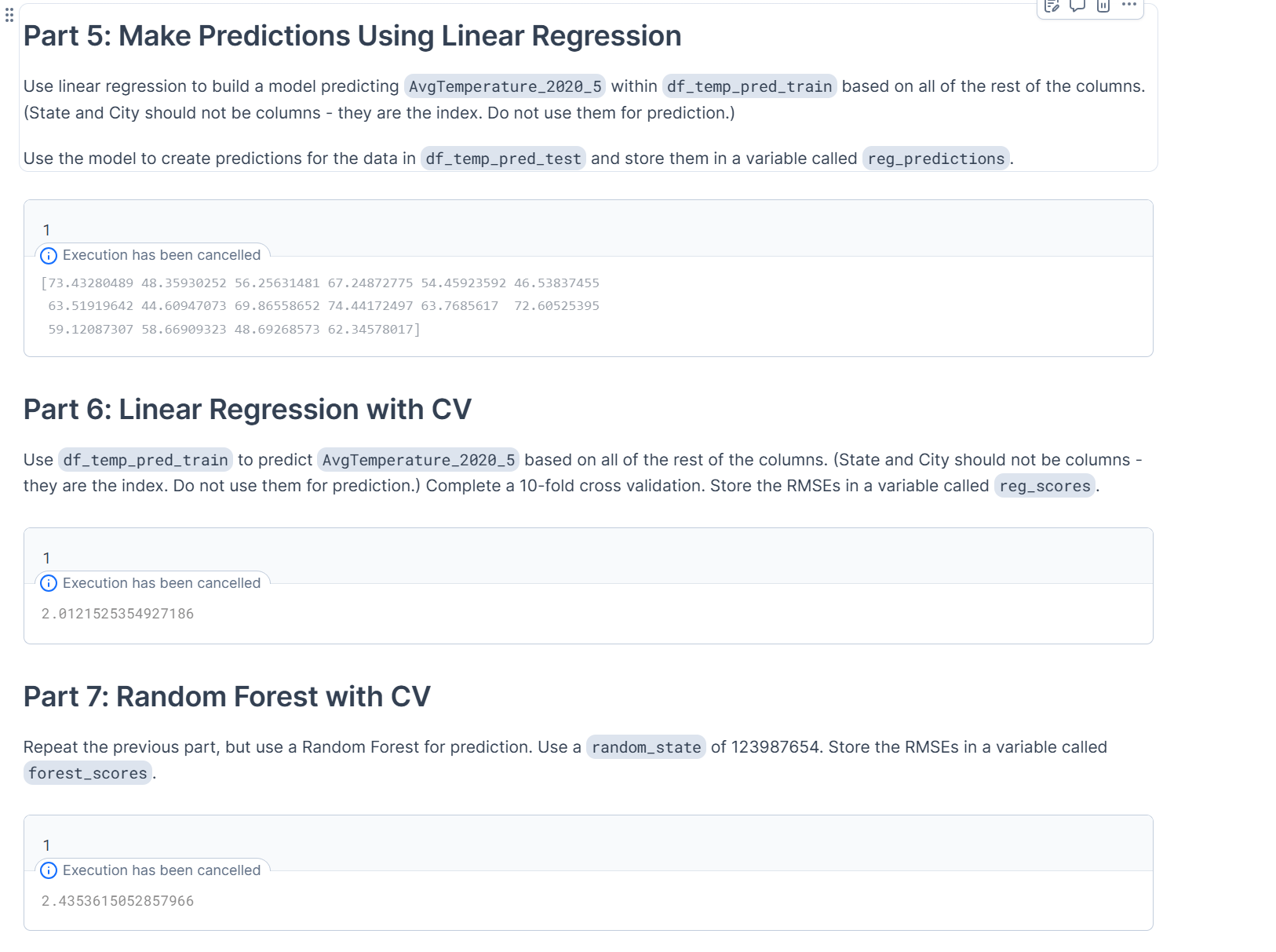Solved I am trying to use Python to conduct a Linear | Chegg.com