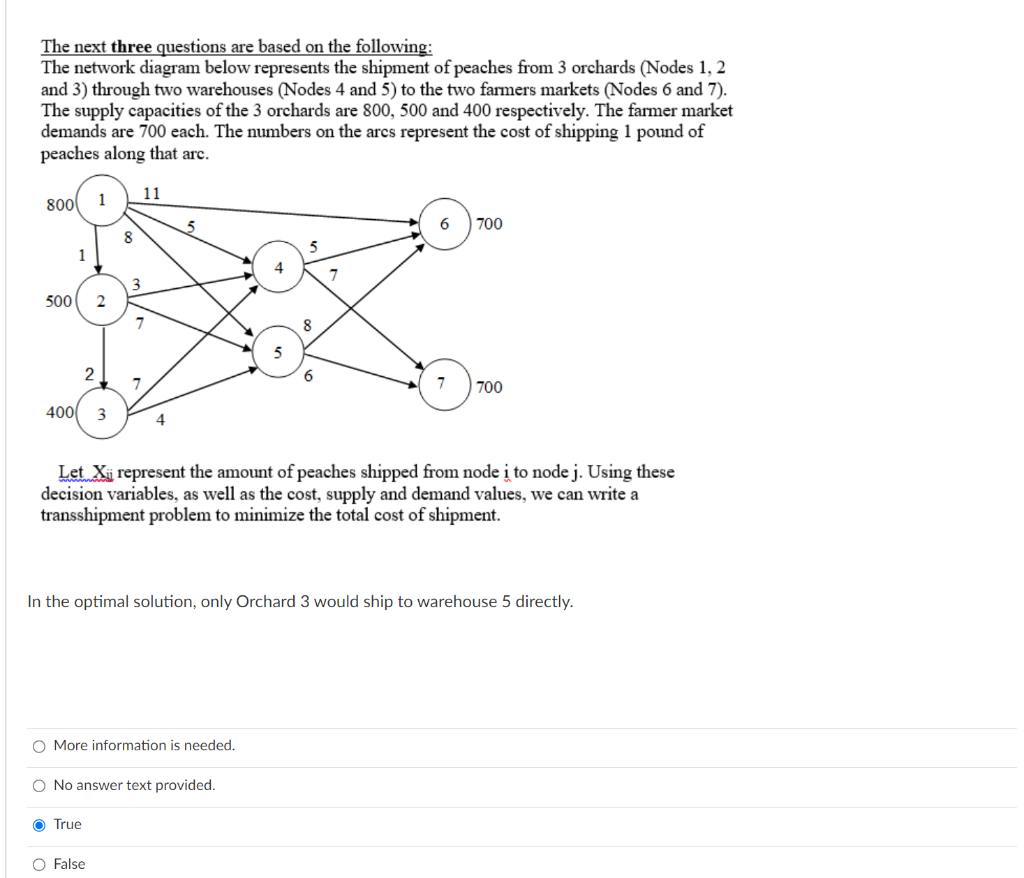 Solved The next three questions are based on the following: | Chegg.com