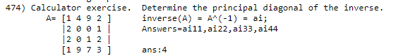 Solved 474) Calculator exercise. Determine the principal | Chegg.com
