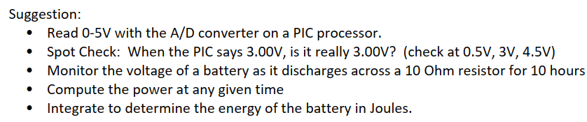 Solved Suggestion: - Read 0-5V With The A/D Converter On A | Chegg.com