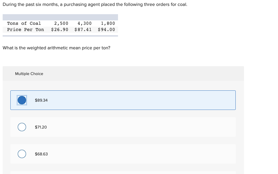 Solved During The Past Six Months A Purchasing Agent Placed Chegg