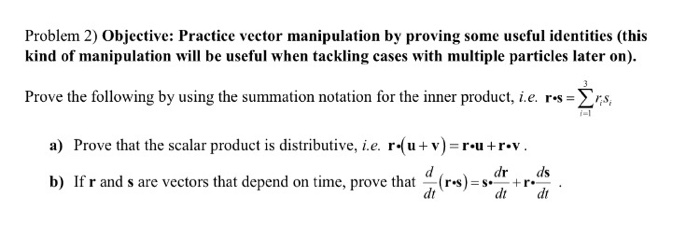 Solved Problem 2) Objective: Practice vector manipulation by | Chegg.com