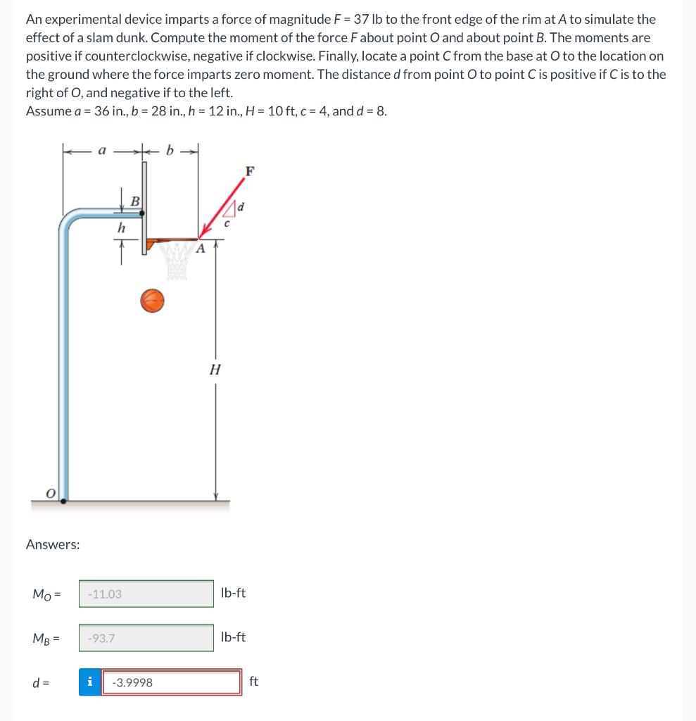 Solved An experimental device imparts a force of magnitude F | Chegg.com